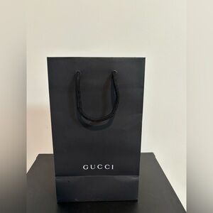 Gucci black gift bag